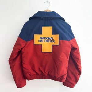 Alti of Santa Fe Women’s 80s Gore-Tex National Ski Patrol Rust Navy Zip Bomber J